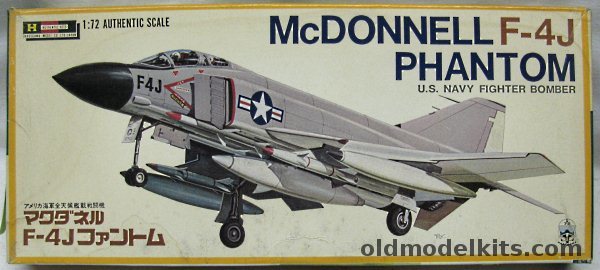 Hasegawa 1/72 McDonnell Douglas F-4J Phantom II - First Navy Phantom  Flight or USAF F-4D, JS021-250 plastic model kit